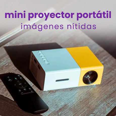 Mini Proyector Portátil de Alta Definición 🟣 Calidad Prime